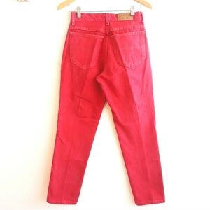 Riders vintage red rigid denim jeans size 7